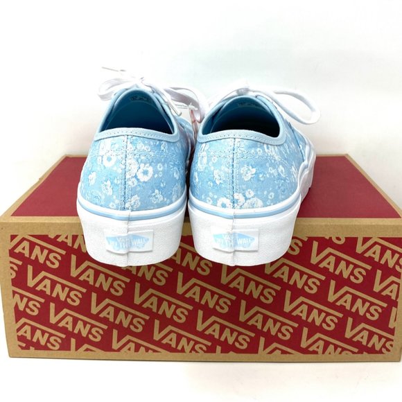 💖MEGA SALE💖VANS Womens  AUTHENTIC PLATFORM Tonal Floral Blue   VN0A3AV87O7 - Picture 6 of 10